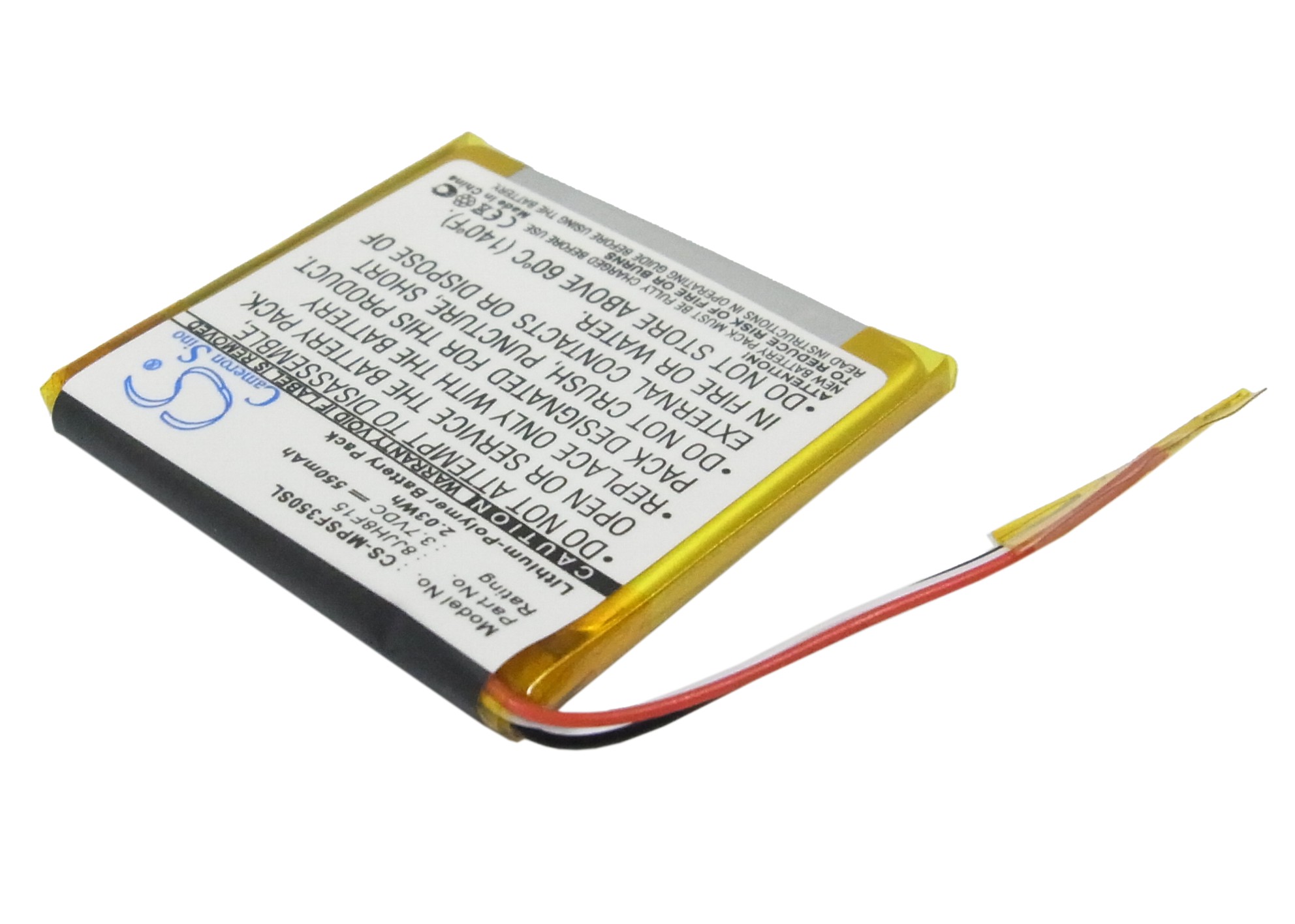 Battery Replacement for SanDisk Sansa Fuze 4GB Sansa Fuze 8GB 8JJH8F15