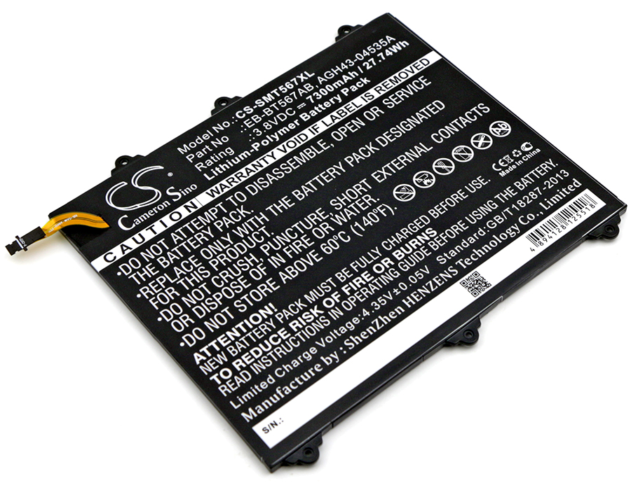 Battery Replacement for Samsung Galaxy Tab E 9.6 XLTE SMT560NU EB